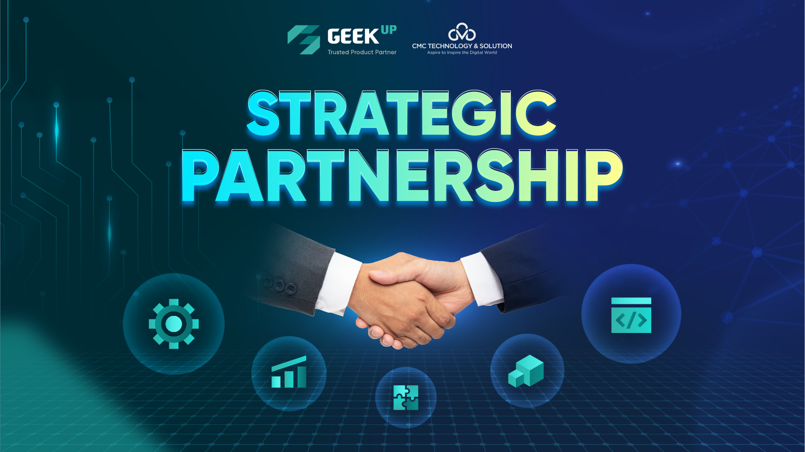 CMC TS and GEEK Up sign a strategic partnership to promote digital transformation