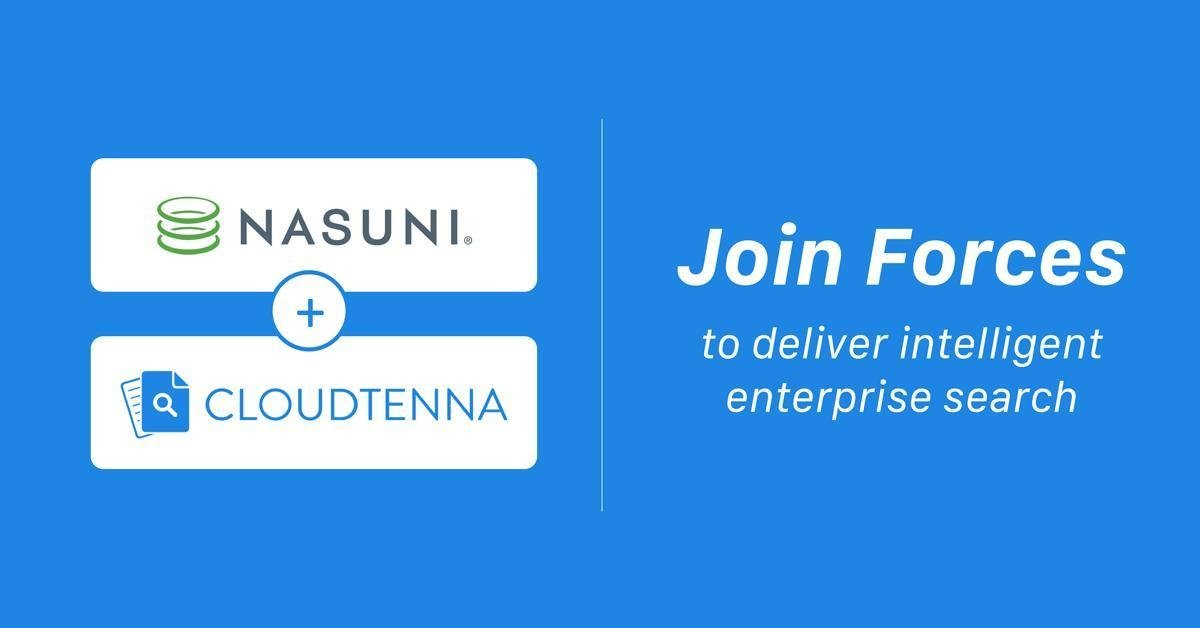 Cloudtenna Partners With Nasuni to Deliver Intelligent Search Capabilities to Enterprises
