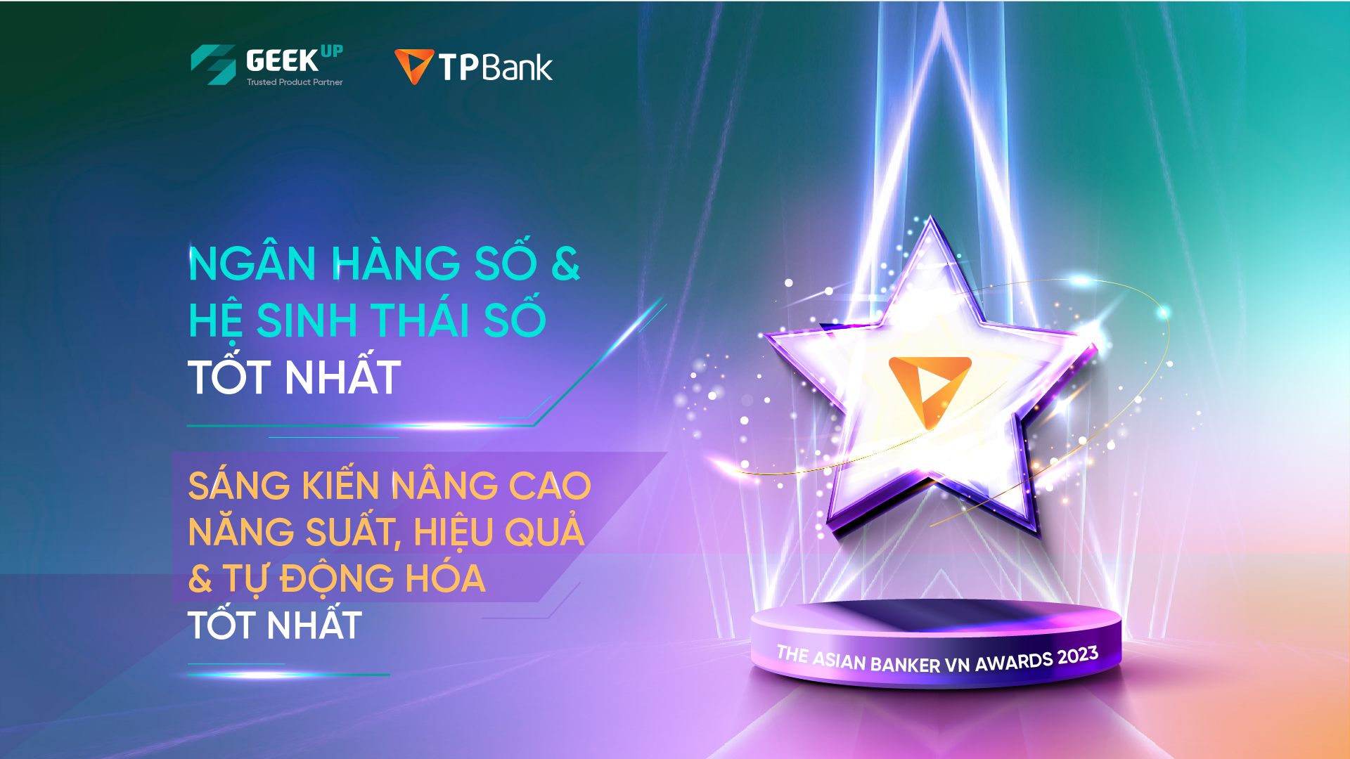 TPBank giành 2 giải thưởng lớn của The Asian Banker